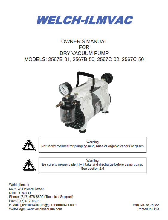 WOB-L Piston Pump Model 2567B-50