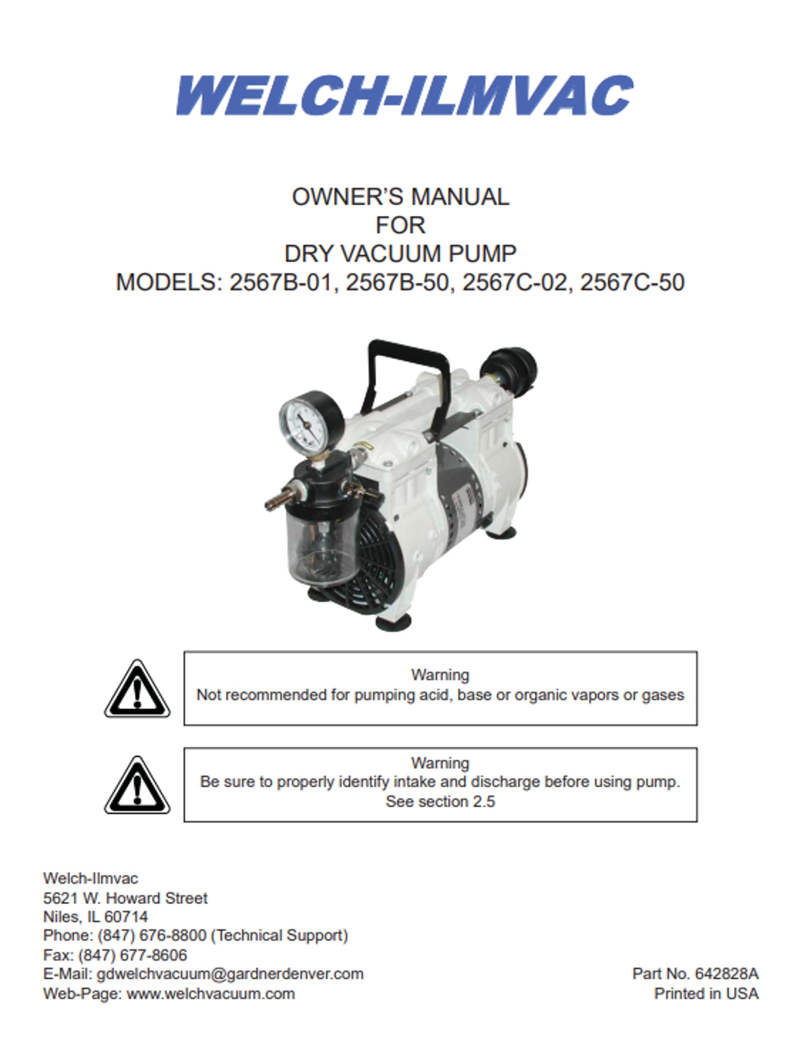 WOB-L Piston Pump Model 2567B-50