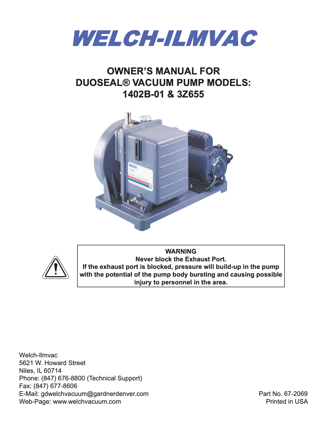 DuoSeal Belt Drive Model 1402