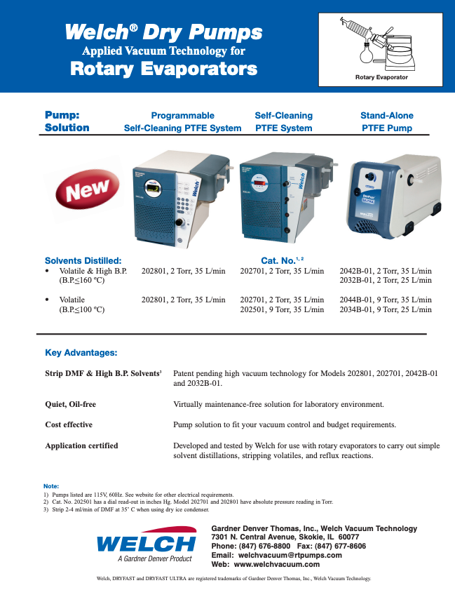 DryFast Rotary Evaporator
