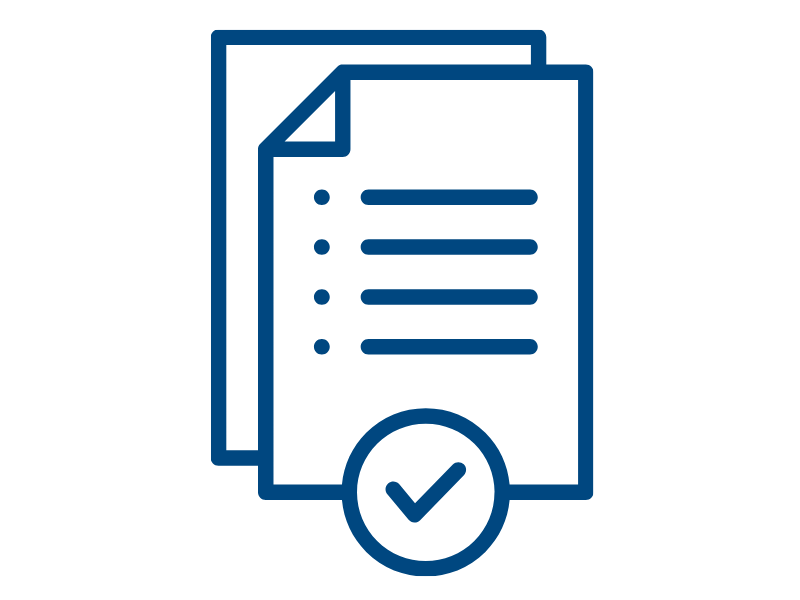 Approved drawings and models icon