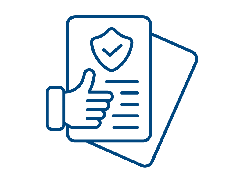 Compliance with international shipping requirements icon