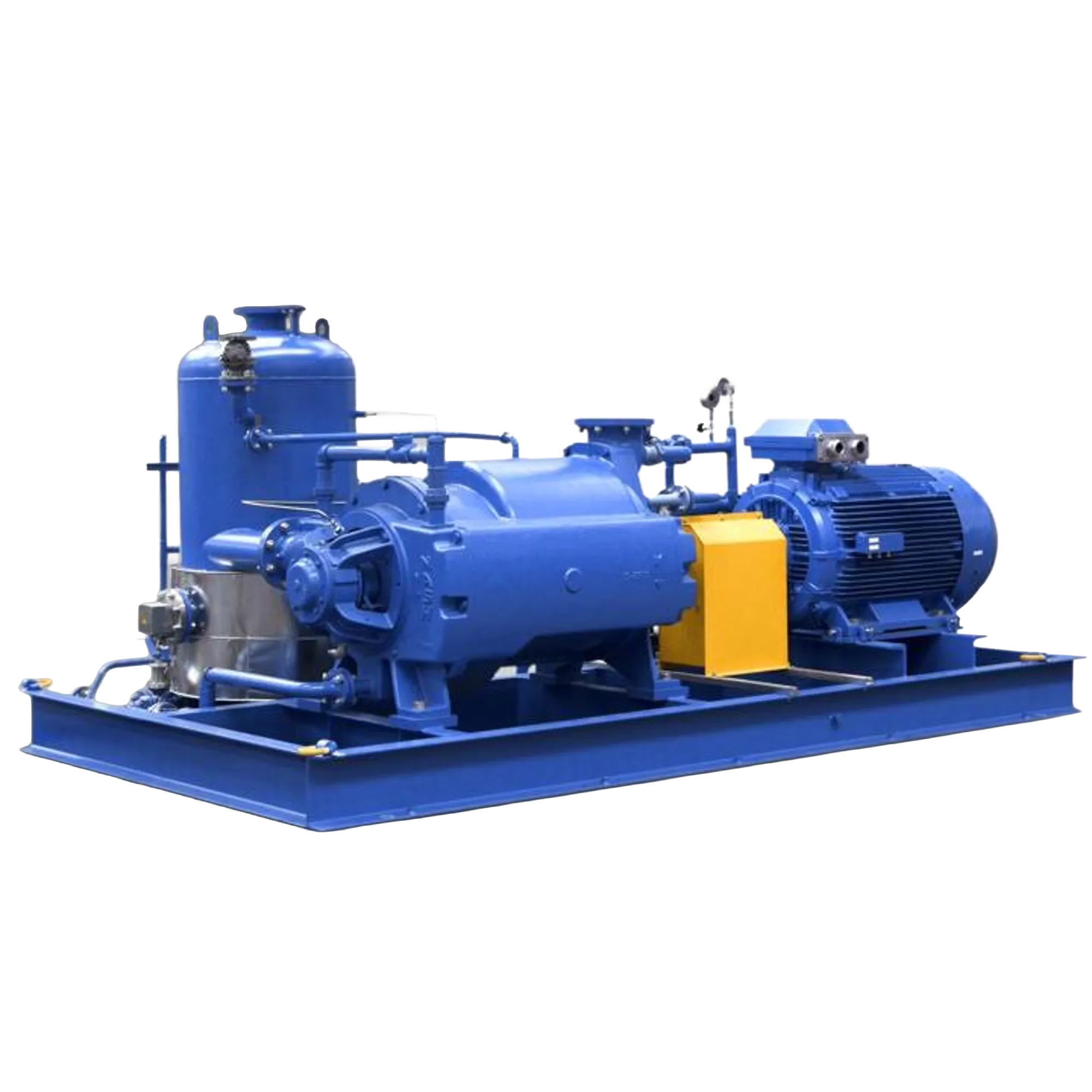 Condenser Exhauster With Liquid Ring Two Stage Vacuum Pump image NASH