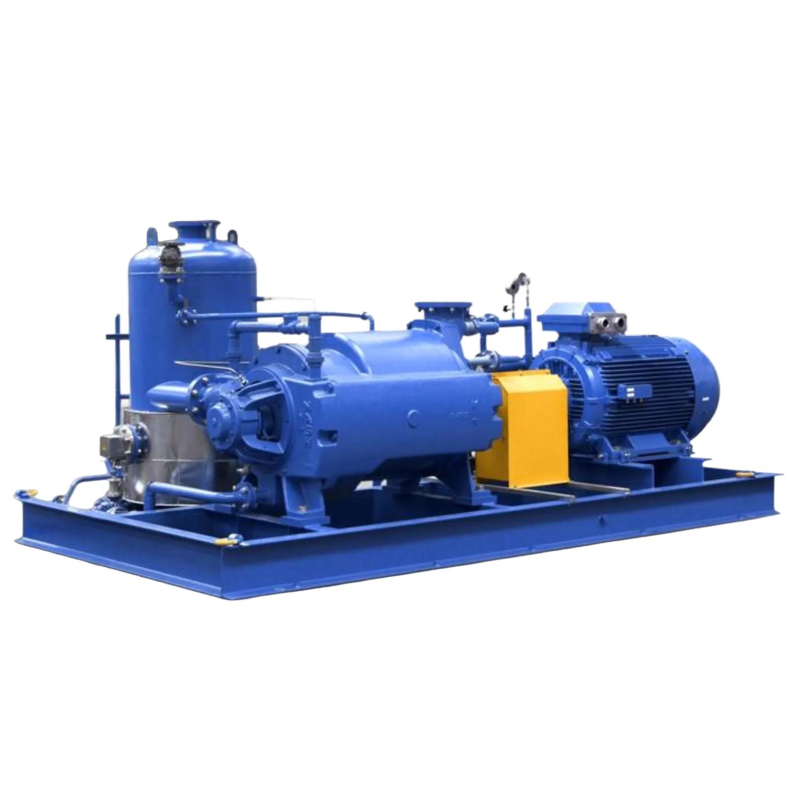 Condenser Exhauster With Liquid Ring Two Stage Vacuum Pump image NASH