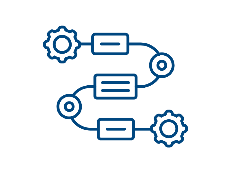 A clear technical roadmap icon