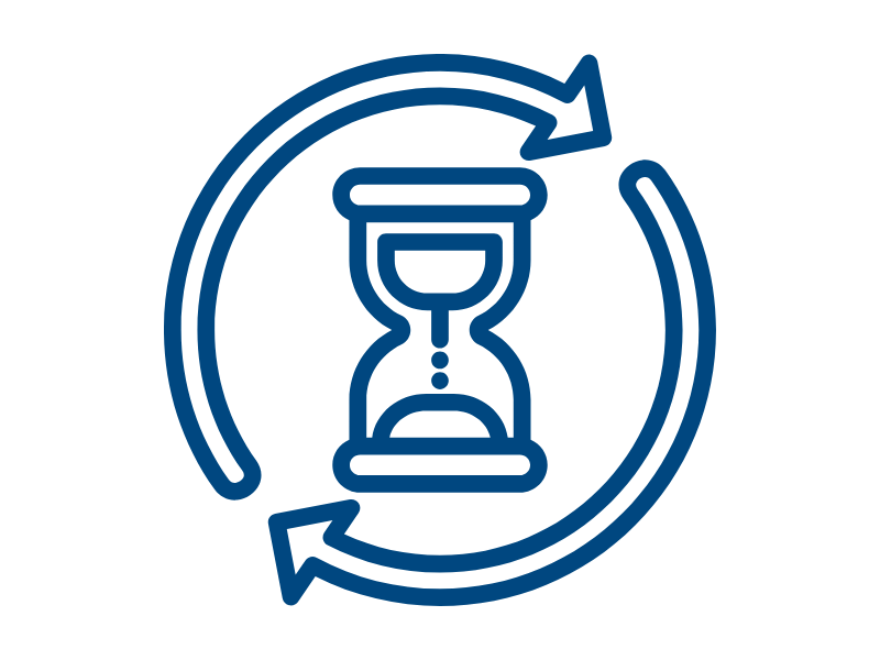 Zero surprises and zero delays icon