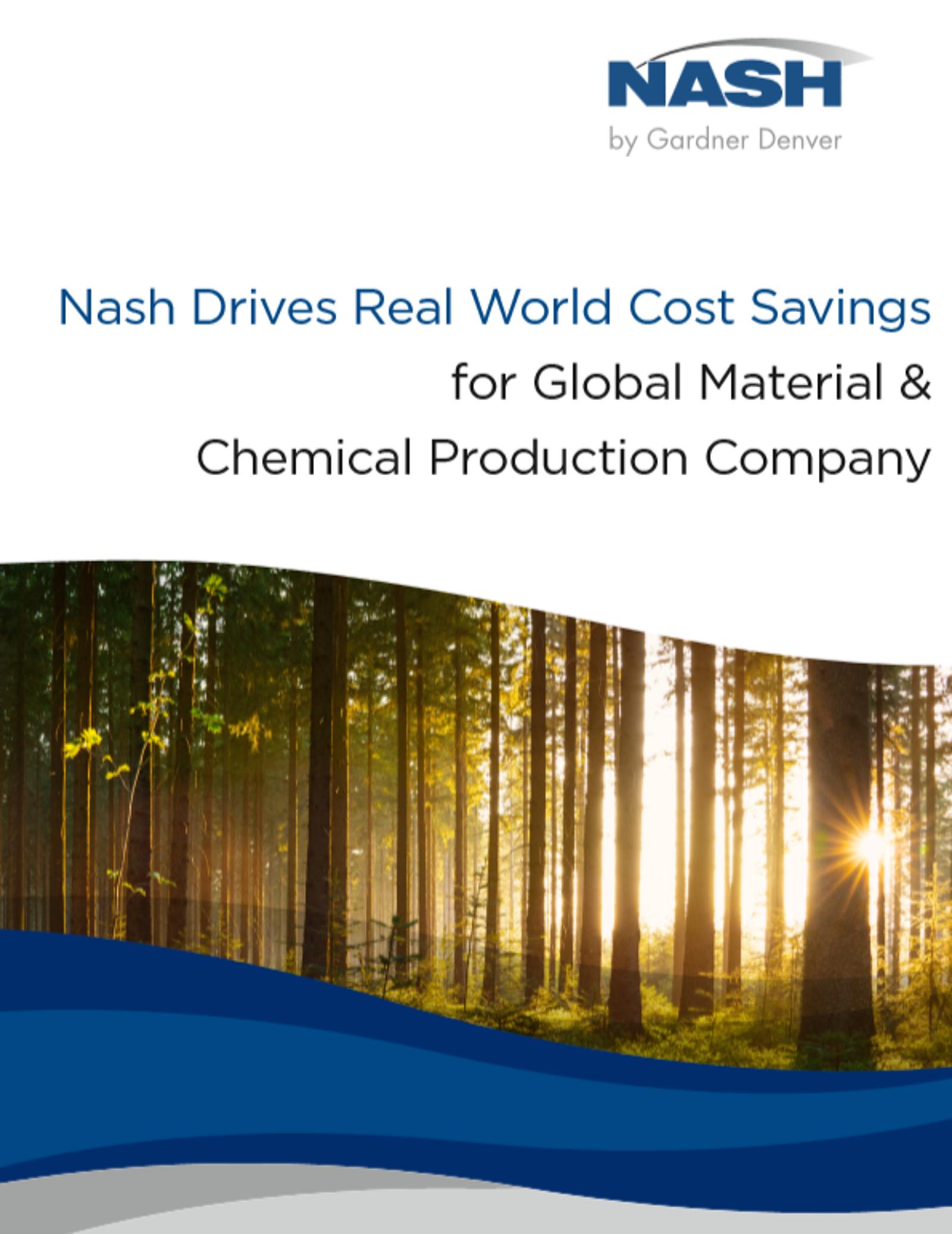 cost savings chemical production study case cover