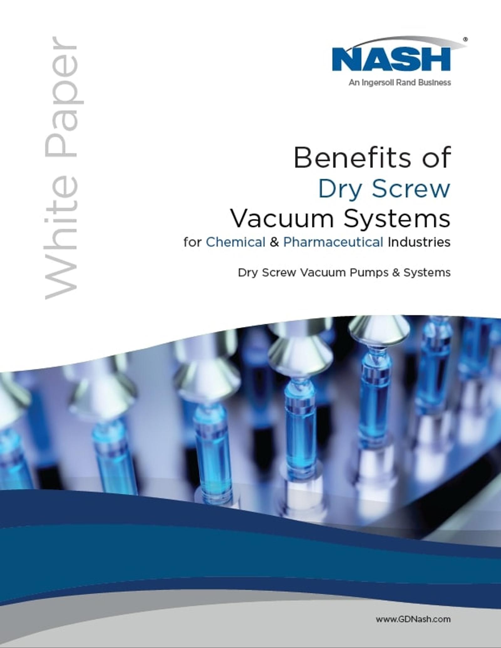 Dry Screw Vacuum Systems White Paper Cover NASH