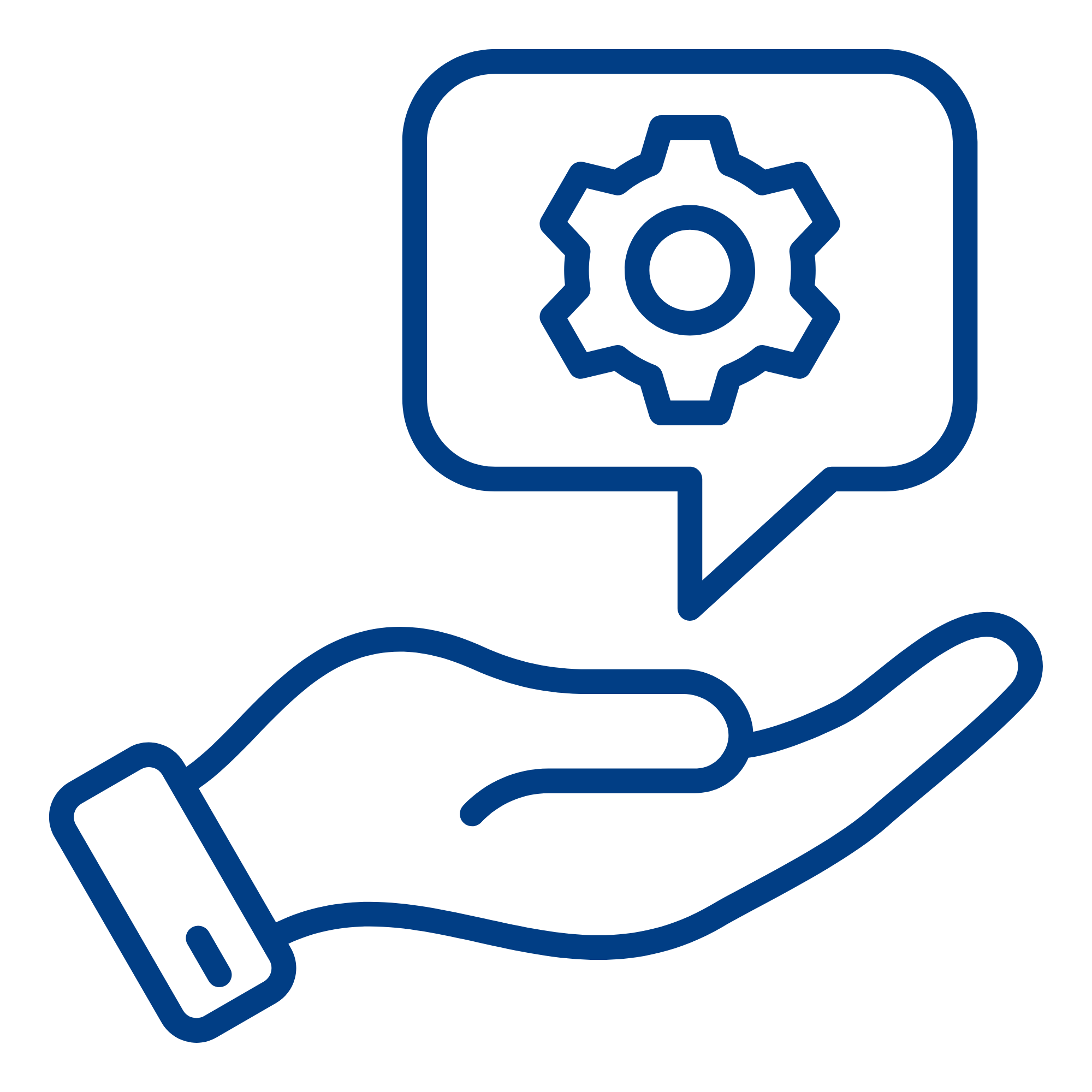 Request Service, Parts or Support icon