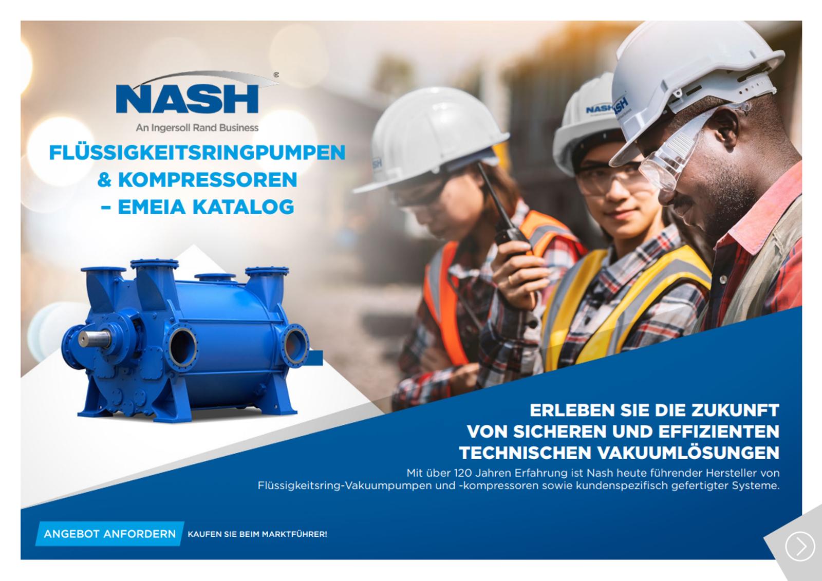 Flüssigkeitsringpumpen Allgemeiner Katalog EMEIA-Umschlag