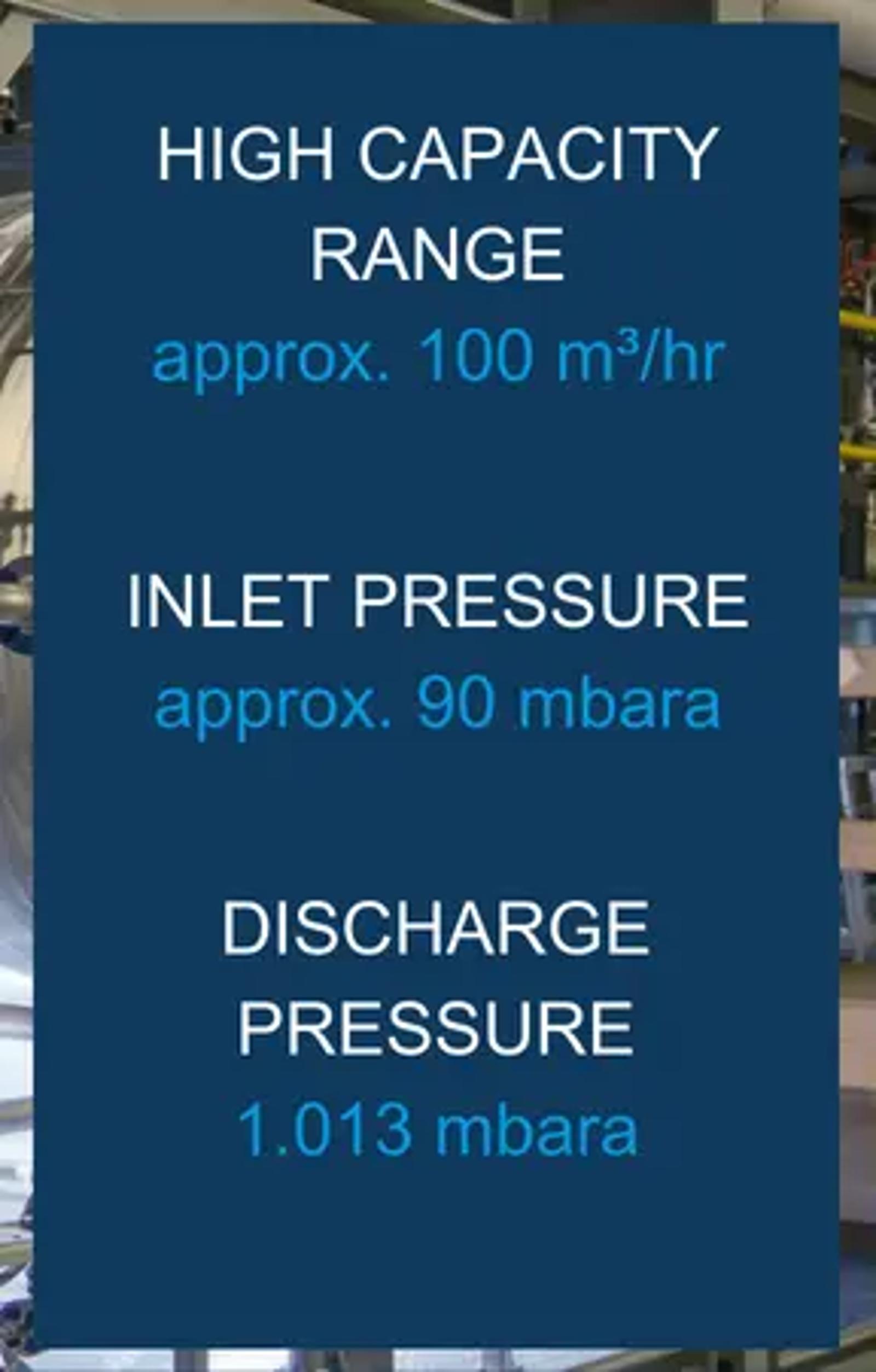Key features for liquid ring vacuum pump system