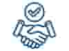 Icon Transparent communication shaking hands image