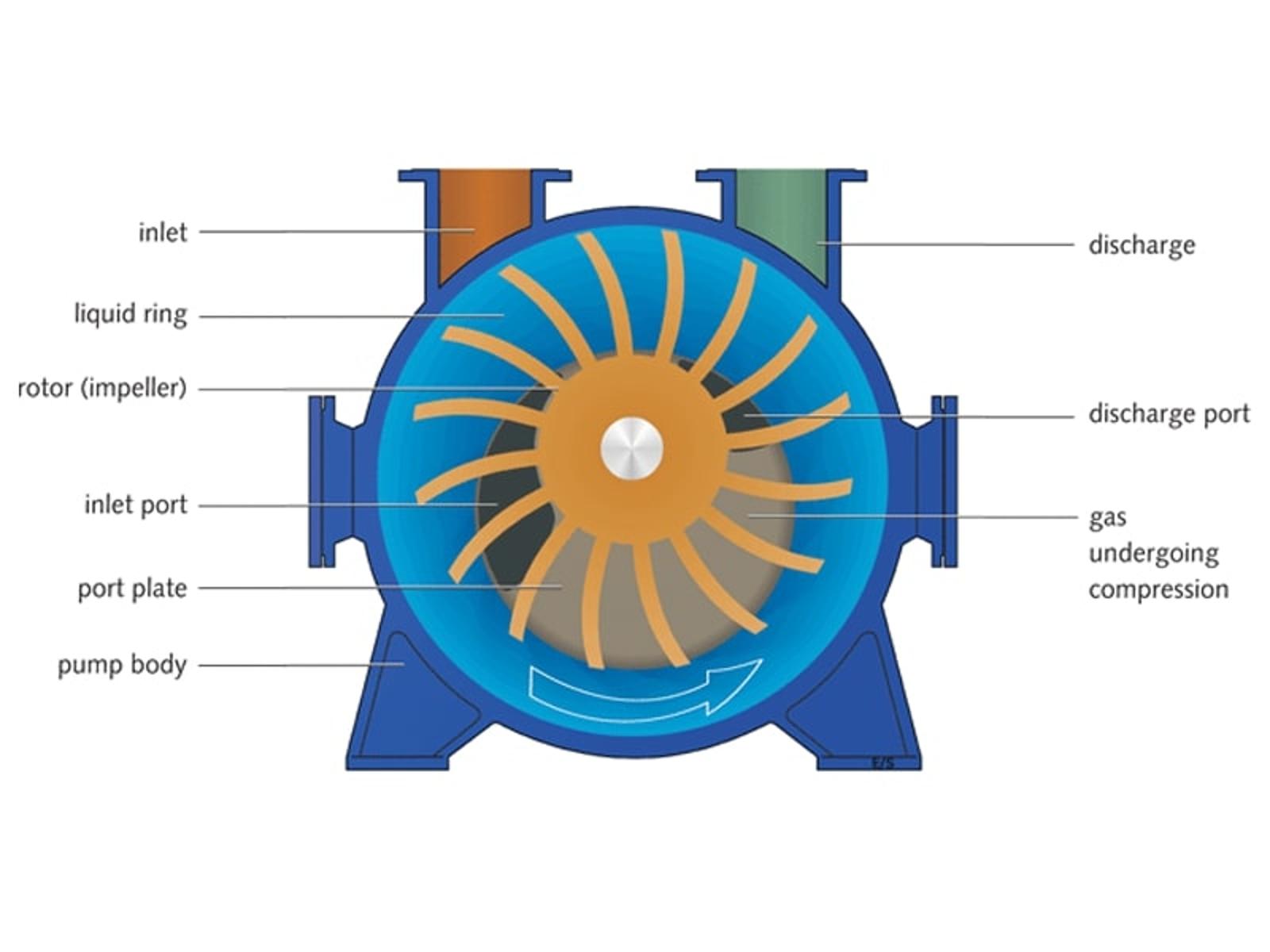A Look Inside A Liquid Ring Vacuum Pump