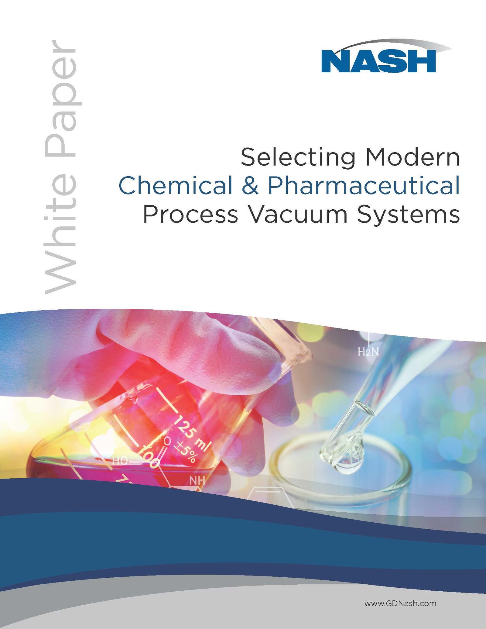 Chemical pharma process vacuum systems white paper cover NASH