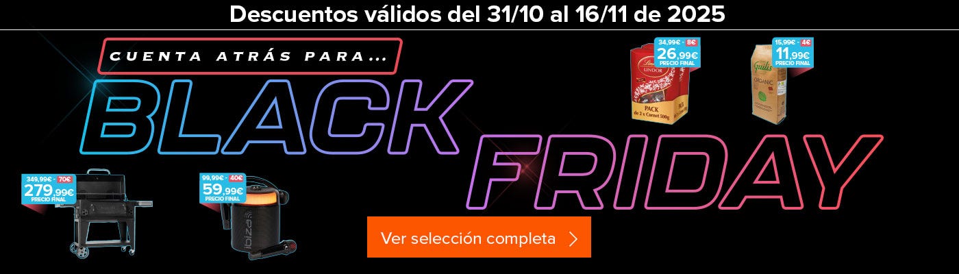 Cuenta atrás para Black Friday