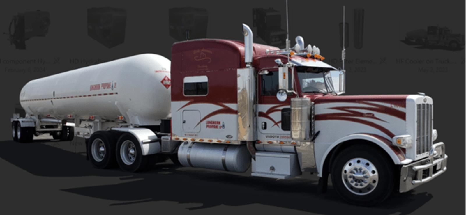 HF cooler on truck