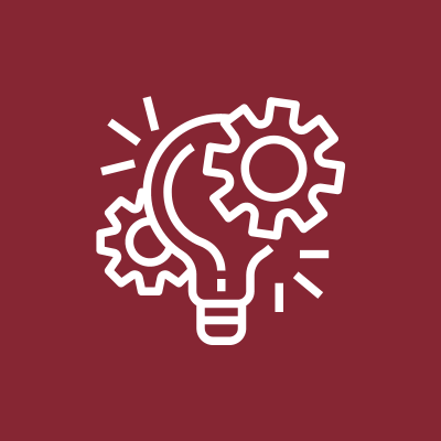 innovation red icon