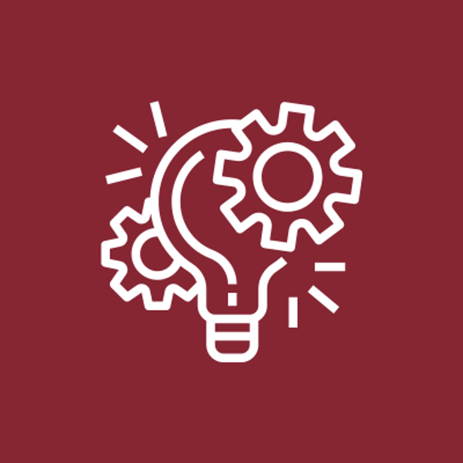 innovation red icon
