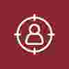 personalization red icon