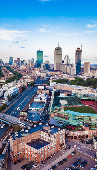 Boston city skyline