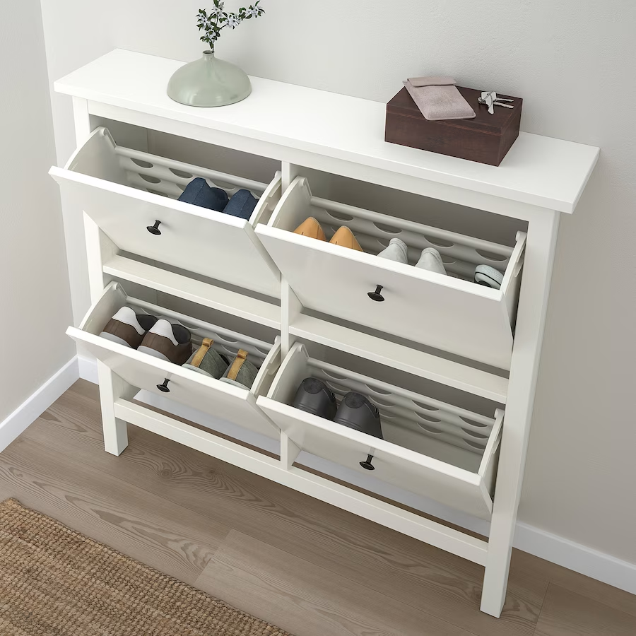 IKEA’s HEMNES shoe storage cabinet.