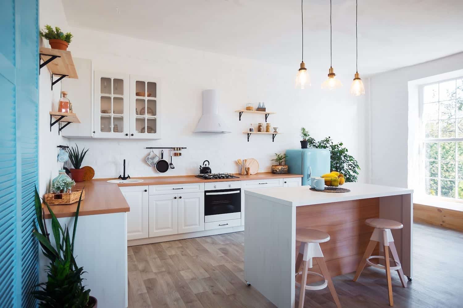 A recently renovated kitchen