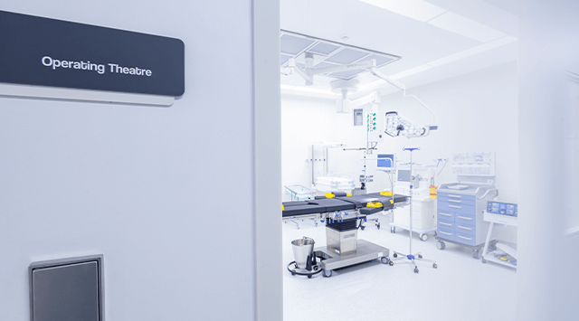 New surgery center construction with PODS storage