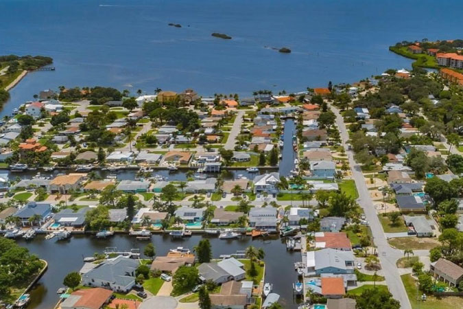 A quaint, waterfront community in Palm Harbor, Florida, with gorgeous views of the St. Joseph Sound.