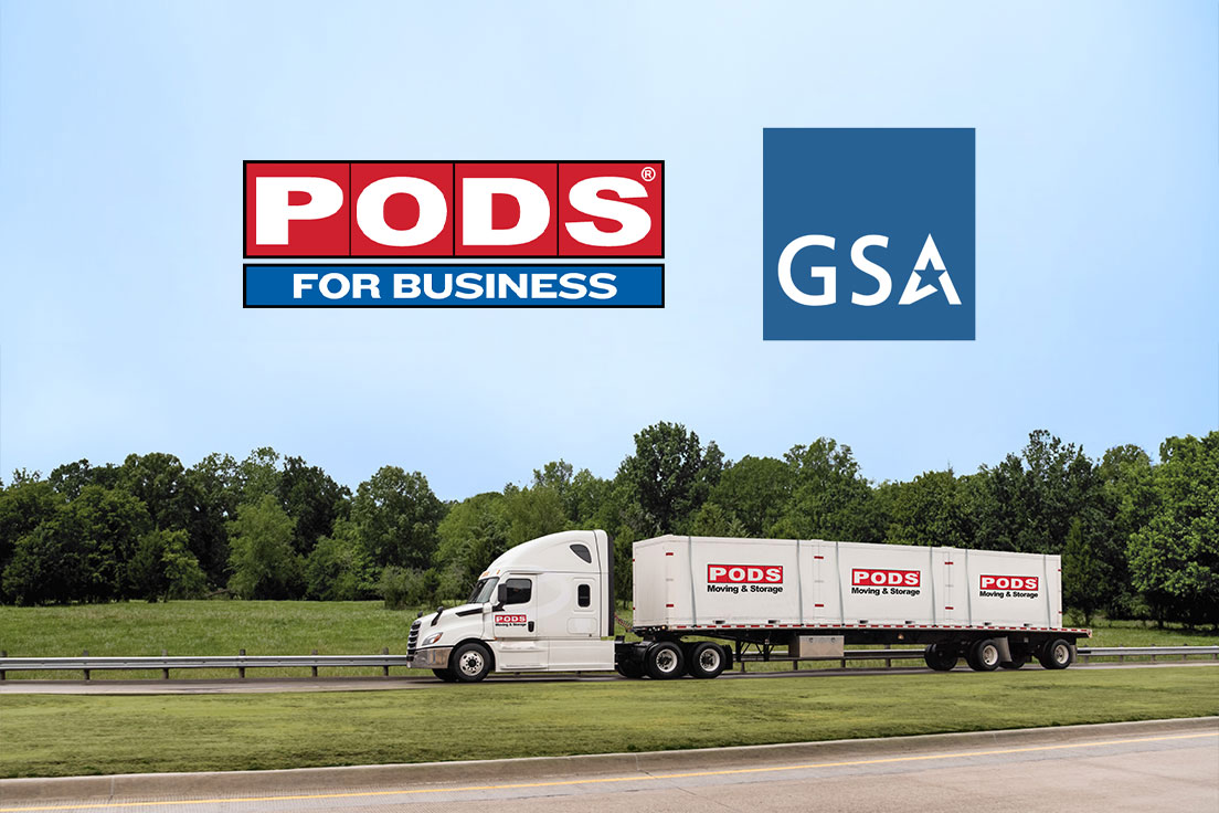 PODS for Business, GSA, Logistics, Government, Agencies, Moving, Storage, Military, Logistics