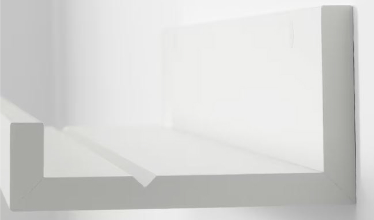 The simple and practical MOSSLANDA picture ledge from IKEA.