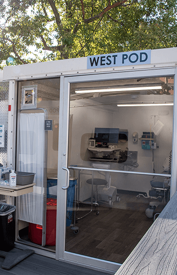 PODS Isolation unit for COVID-19 positive patients