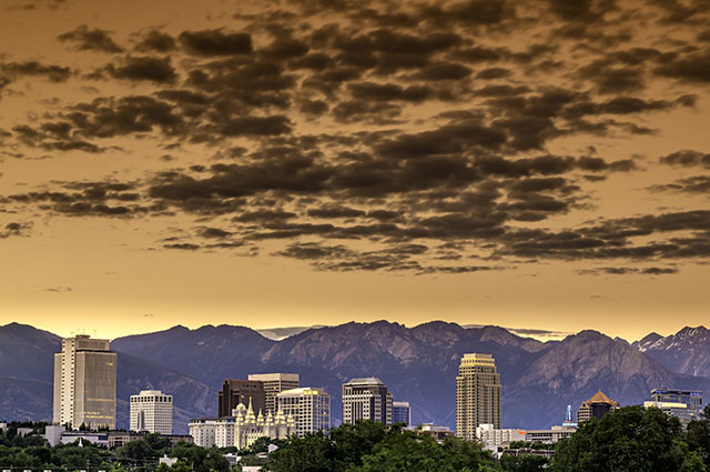 Downtown Salt Lake City skyline