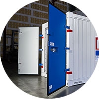 Commercial Container External Double Swing Doors