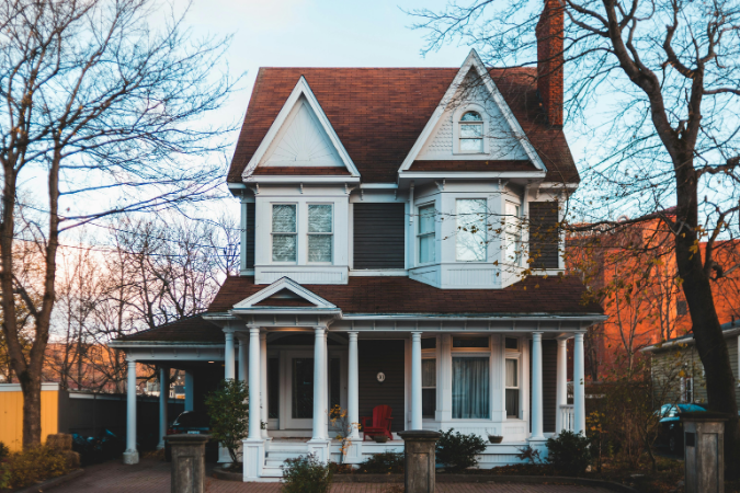 A historic home in the Sherwood Forest Detroit neighborhood. This is a good place to look for a house when living in Detroit.