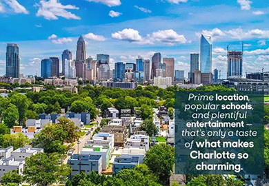 Charlotte city skyline