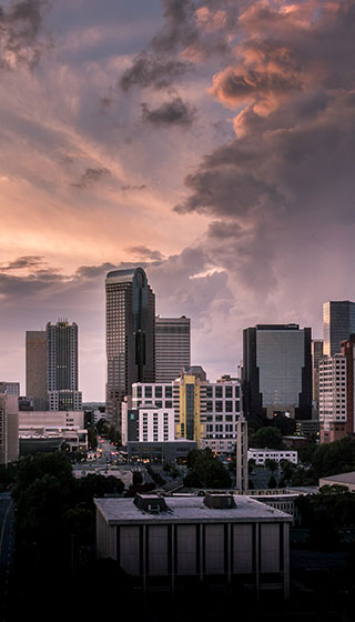 Charlotte city skyline
