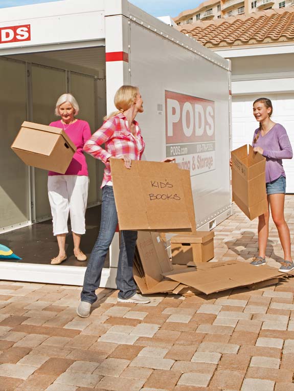 Moving and storage with PODS