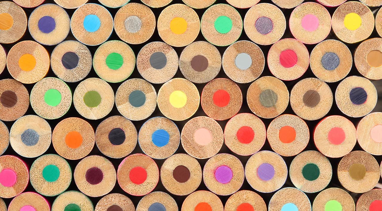 container store colored pencils