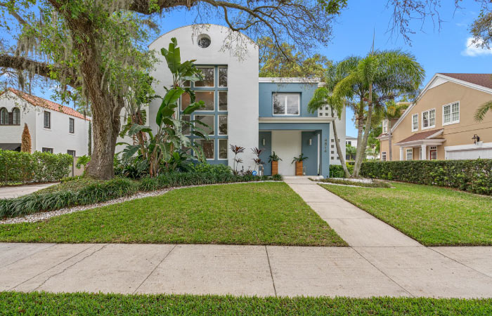 A gorgeous Art Deco home in the Beach Park neighborhood of Tampa, Florida