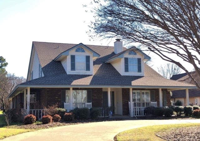 A two-story home in Dalworthington Gardens