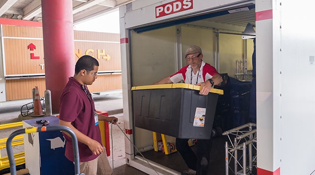 FIRST Robotics PODS containers