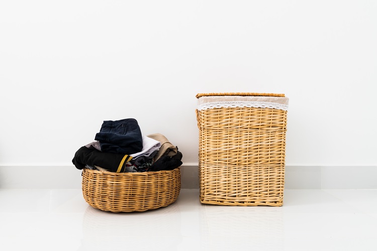 regularly decluttering your closet with the help of bins and baskets is one of our favorite closet organization ideas