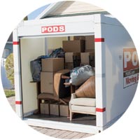 How much fits in a PODS container?