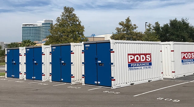 PODS on-site storage containers