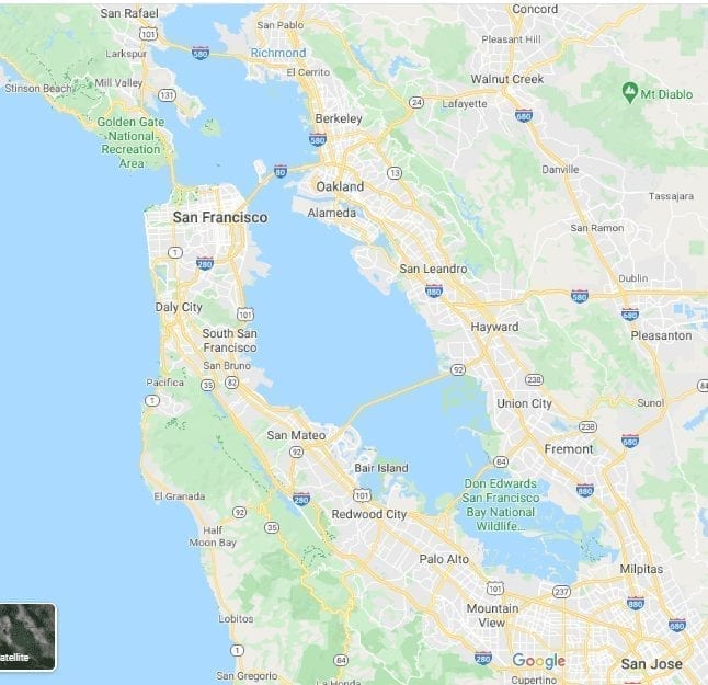San Francisco Bay Area Map