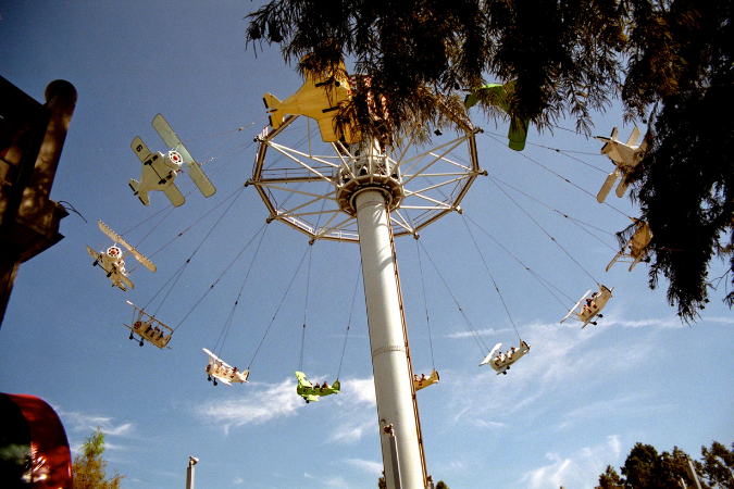A ride at Six Flags Over Texas in Arlington, one of the best places in Texas to live.