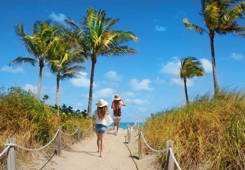 The cost of living in Miami stings a little less when you spend time at one of the city’s beautiful beaches. 