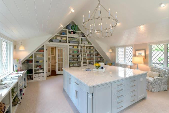home office addition above garage