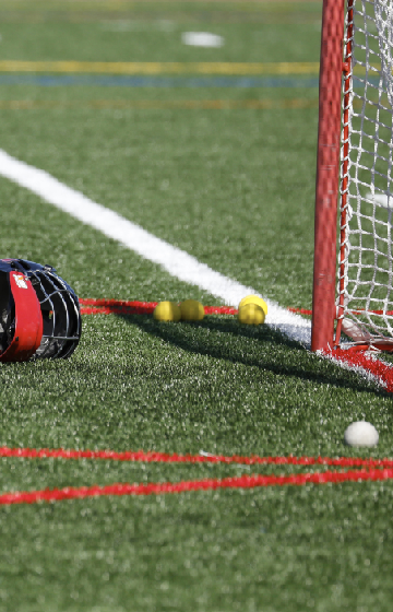 HoganLAX Sports Equipment on field