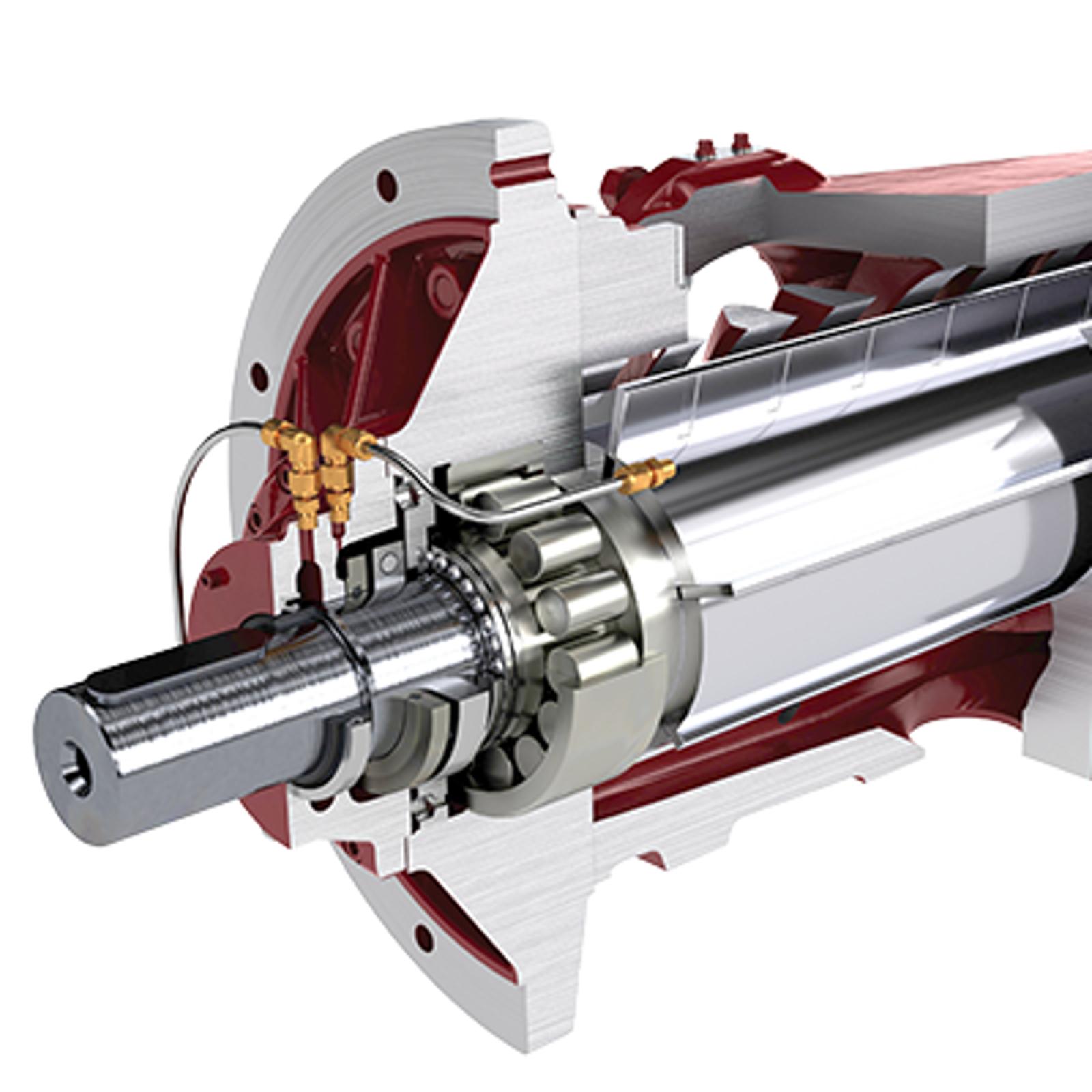 Wittig vane compressor cutaway image